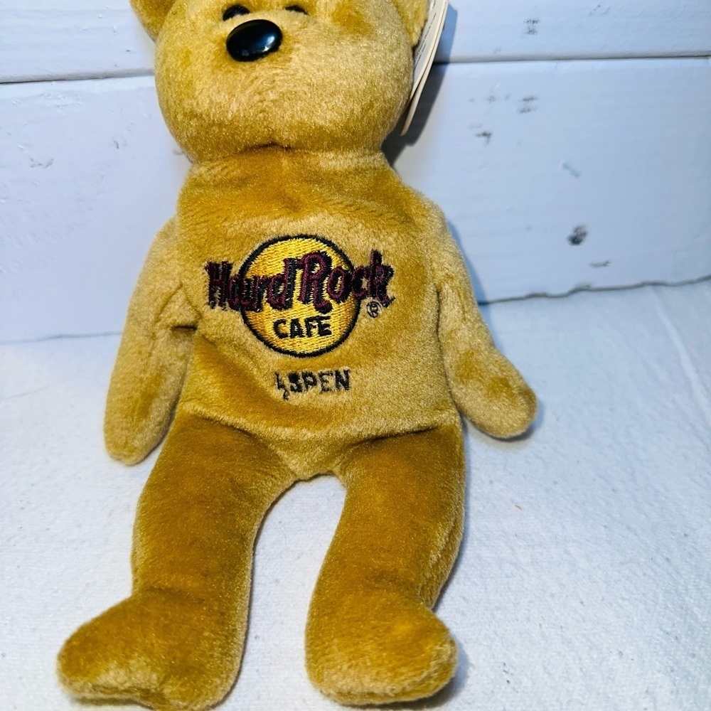 Hard Rock Cafe Lot 4 Red and Black Stuffed Bears Collection - Picture 5 of 10